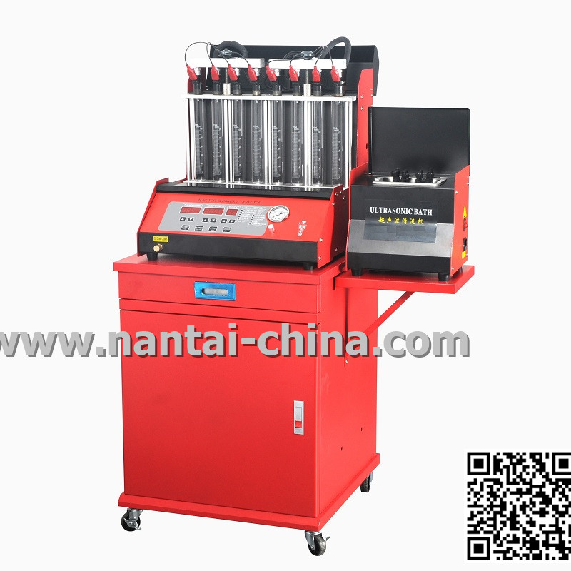 QCM200-8C Auto 8 cylinders fuel injectors cleaner and tester QMC200-8C with CE certification