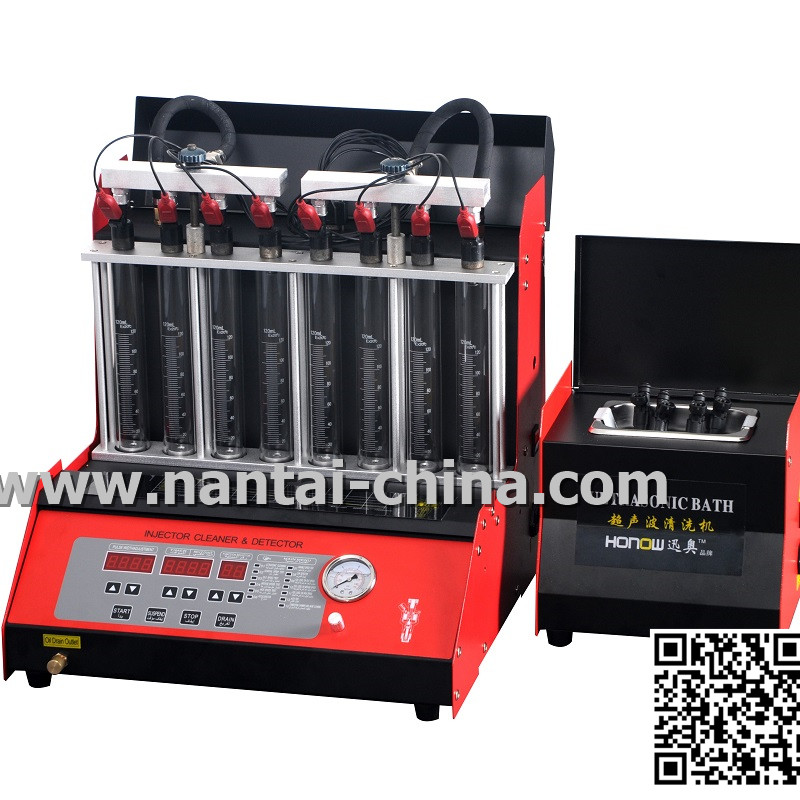 QCM200-8C Auto 8 cylinders fuel injectors cleaner and tester