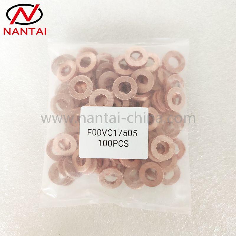 F00VC17505 2.5mm Injector Nozzle Copper Washer Injection WasherCopper Washer Gasket Nut