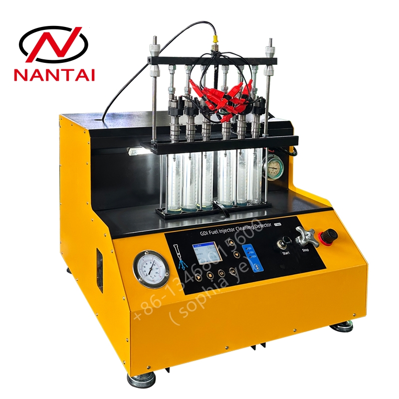 CT600 GDI Fuel Injector Tester Cleaning Machine 6 Cylinders 110V 220V Diagnostic Tool