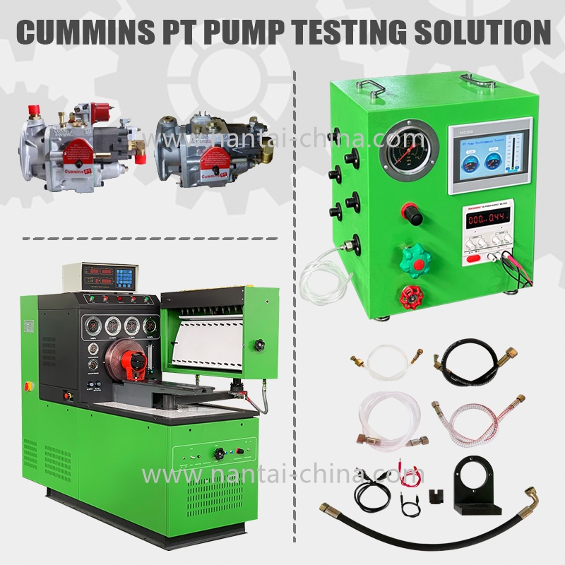 PT215 PT Pump Tester for CUMMINS PT Pump Working with 12PSDW Diesel Injection Pump Test Bench